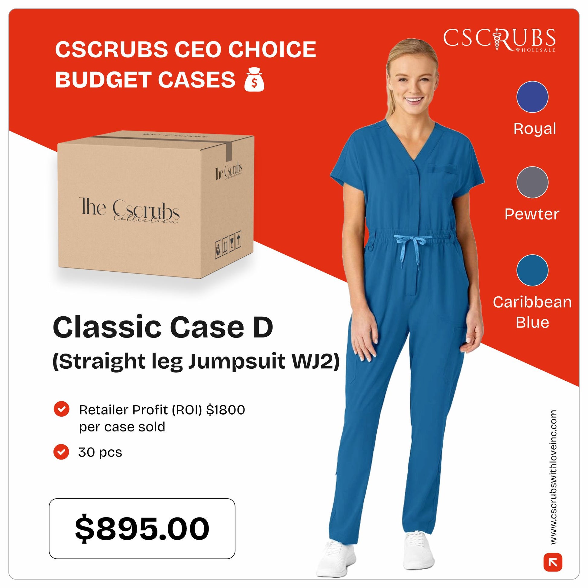 CLASSIC CASE D (STRAIGHT LEG JUMPSUIT WJ2)
