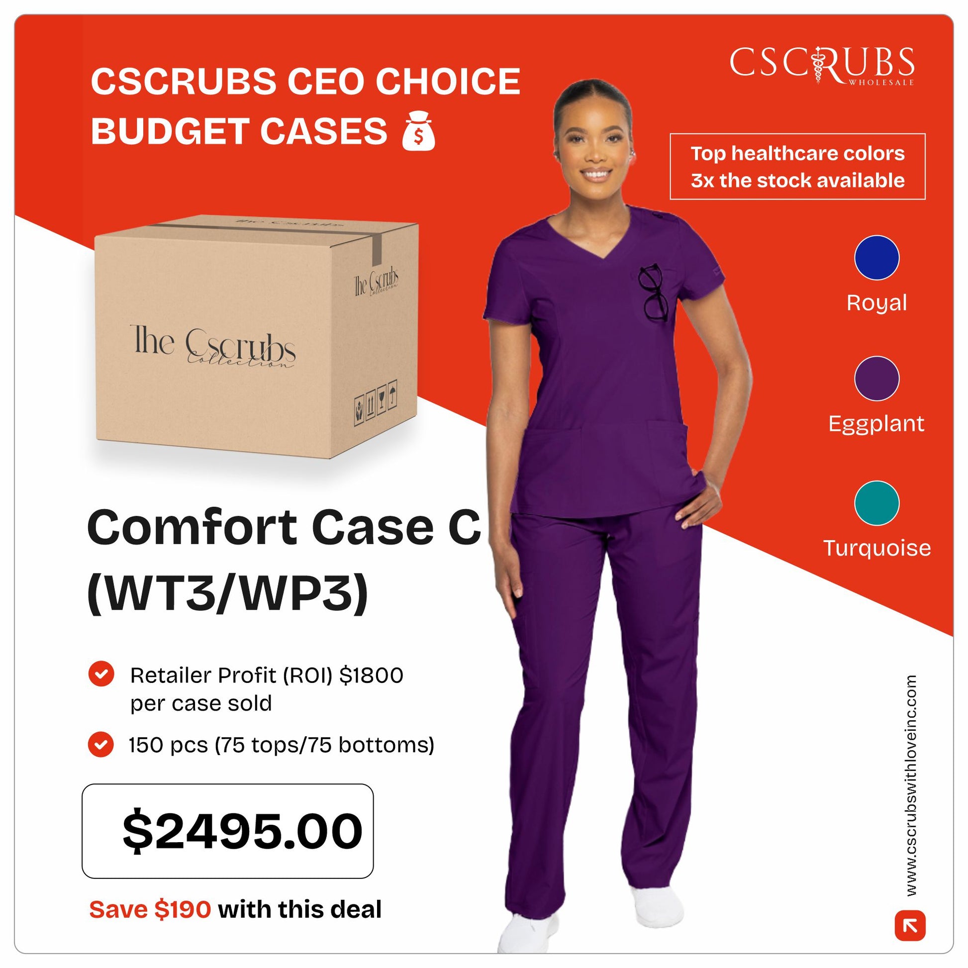 COMFORT CASE C 150 PCS  (WT3/WP3)