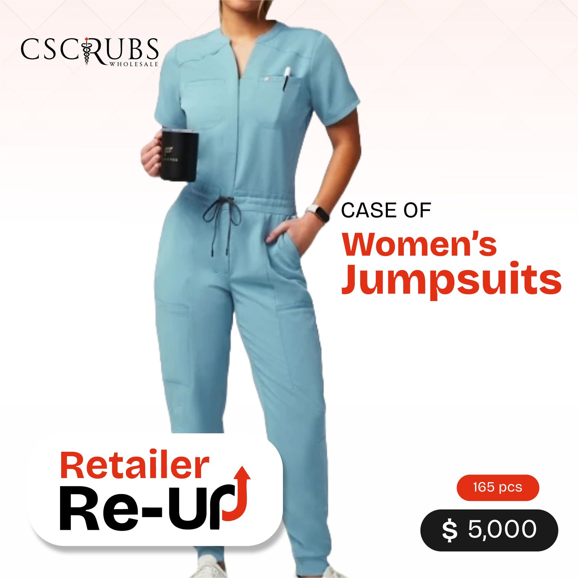 CASE OF WOMEN'S JUMPSUITS - 165 PCS | RETAILER RE-UP