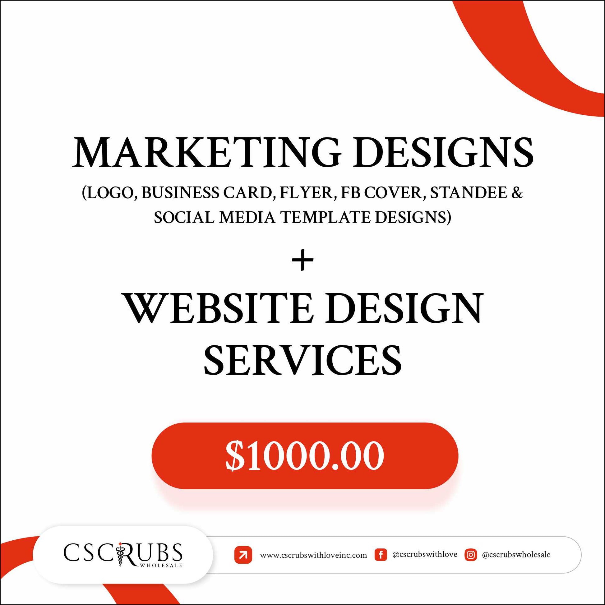 MARKETING DESIGNS AND WEBSITE DESIGN SERVICES